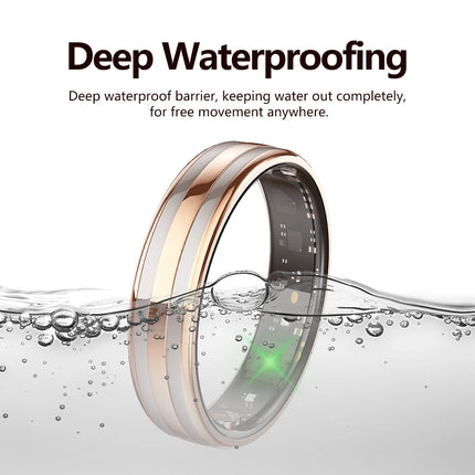 Gesture Sensing Smart Ring Health Monitor Smart Ring Outdoor Waterproof Ring Real HRV Monitor Heart Rate Blood Oxygen Sport Ring