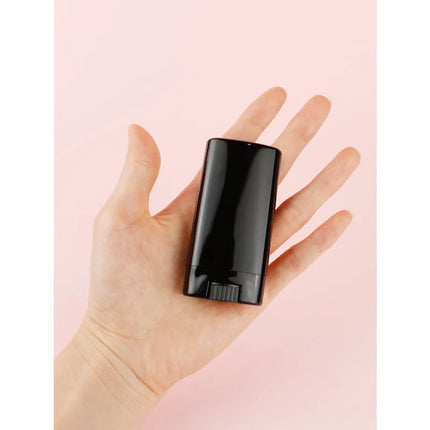 20/30/50Pcs 5ml 15ml Empty Lip Balm Tubes Plastic Black Perfume Deodorant Containers Cosmetic Lipstick Tubes Refillable Bottles