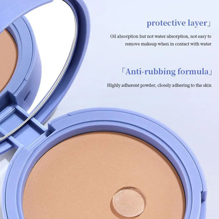 Korean 10g Classic Ivory Natural Pure Beige Delicate Makeup Waterproof Retouching Skin Tone Brighten Soft Natural Facial Powder