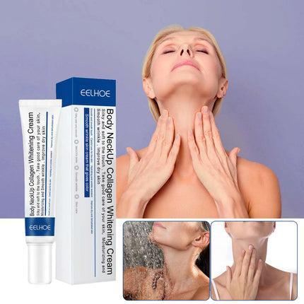 Collagen Neck Cream Lightens Neck Fine Lines Wrinkles Anti-aging Lifts Tightens Skin Moisturizing Neck Whitening Cream