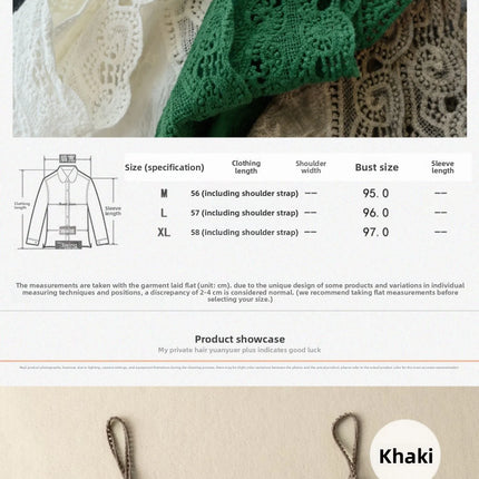 Korean Japanese Brand Lace Hollow out Svel Thin Top Women Summer Loose Linen Csole Vest Inner Wear Tank Top
