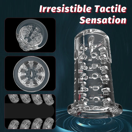 Automatic Masturbator for Men Sucking Vibrating Real Pussy Blowjob Machine Male Sex Toy Men Masturbation Cup Adult Goods for Men