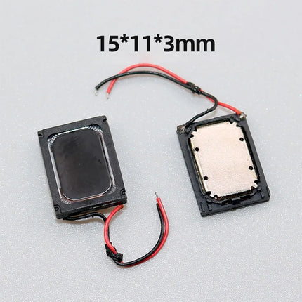 2PCS 15x11x3.5mm  Rectangle MP3 Speaker Tin Foil Loudspeaker Compatible With Sony Huawei Xiaomi Samsung For Tablet Phone