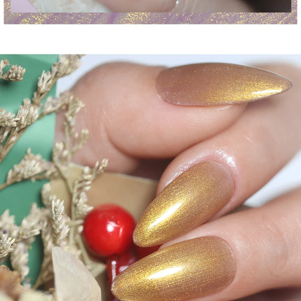 NailCo 10ml Gold Pink Pearl Shell Base Gel Polish 10 Colors Auroras 3D Thread Shell Gel Semi Permanent Soak Off UV LED Nails Art