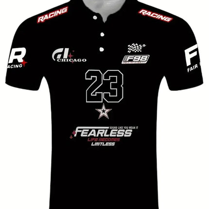 The 2025 summer new men's short-sleeved POLO shirt is casual, fashionable and comfortable, with 3D digital pattern printing