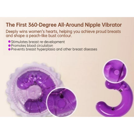 1 Pair Wearable Nipple Vibrators Sticker Breast Massage Soft Silicone Invisible Pasties Clitoral G Spot Stimulator Sex ToysWomen