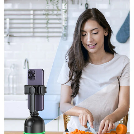 selfie stick Stabilizer 360°Auto Face Tracking AI Gimbal All-in-one Desktop Phone Holder Tripod For Smartphone Video Vlog Live