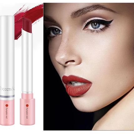 4 pcs/set Cigarette Lipstick Set Long Lasting Lip Glaze Matte Lip Gloss Waterproof Lip Stick Tube Nude Lip Tint Makeup Cosmetics