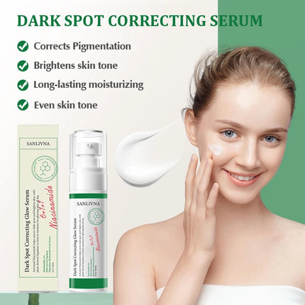 Dark spot correction essence effectively improves facial dullness, moisturizes and brightens skin tone, gentle essence 50ml