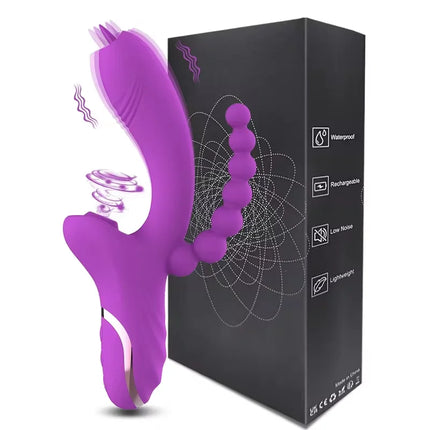 Sex Toys Clit Sucker Dildo Vibrator for Women Female masturbation Clitoris G Spot Tongue Licking Anal Stimulator Fast Squirt 18+