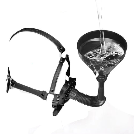 BDSM Fetish Funnel Mouth Gag Bondage Set Slave Oral Fixation Mouth Stuffed Bdsm Adult Game Sex Toys For Women Men For Sexy Toys