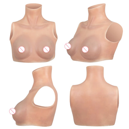 KOOMIHO 1TH GEN Silicone Breast Forms A/B/C/D/E/G/H Cup Huge Fake Boobs Transgender Drag Queen Shemale Crossdresser Beginner