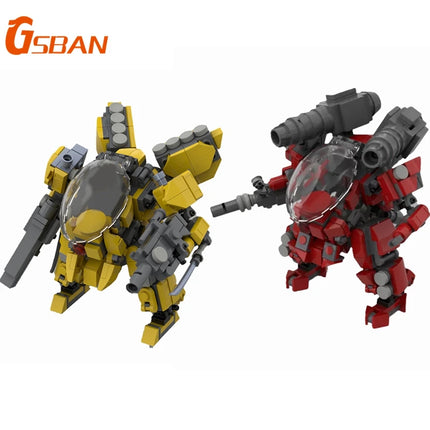 GSBAN Game AF-05 Fighter Armor War Machine Robots 321PCS MOC Model Building Blocks Toys for DIY Robots Toy  Gifts