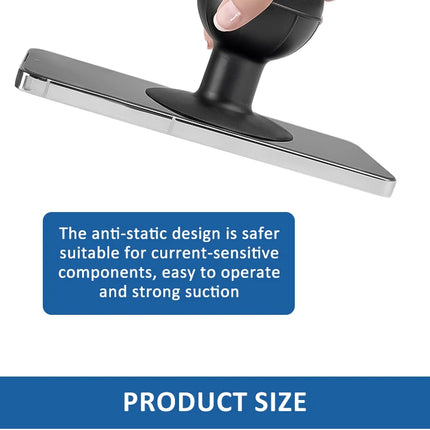 JXD T-20/30/40/58/65 Black Silicone Non-Marking ESD Vacuum Suction Ball