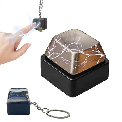Portable Electric Trick Toy Keychain Discreet Hand Shock Prank Gadget Cool Funny Gifts for Friends