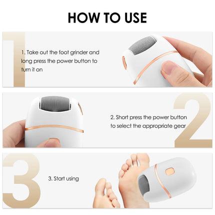 Electric Pedicure Tools Foot Care File Leg Heels Remove Dead Skin Callus Remover Feet Clean Care Machine Repair Nail Sandpaper