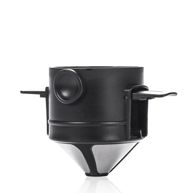 Portable Reusable Coffee Filter Funnel Tea Infuser Stainless Steel Drip Coffee Tea Dripper For Home Office Outdoor Travel