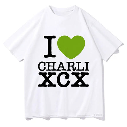 Charli XCX with Special Guest Shygirl T-Shirts Brat Album Men Women Clothing Aesthetic Unisex Streetwear Summer Cotton Tee Tops