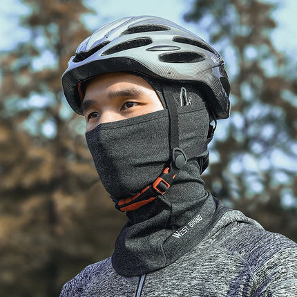 WEST BIKING Winter Warm Bicycle Balaclava Hat Full Face Windproof Bike Mask Caps Climbing Skiing Cycling Fleecr Cold-proof Hat
