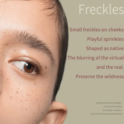 Gold Brown Natural Freckles Stamp Air Cushion Kit Simulation Fake Spot Freckle Liquid Powder Waterproof Long Lasting Makeup