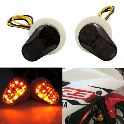 2pcs Motorcycle Turn Signals LED Indicator Flashing Photoflash Lights Bulb Motor For Yamaha YZF R1 R6 R6S R3 FZ1 FZ6 FZ8 FAZ6R