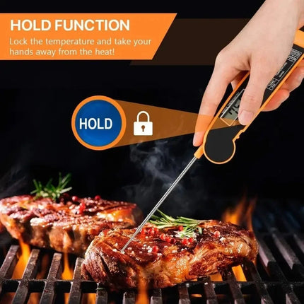 Digital Kitchen Food Meat Thermometer Digital Instant Read With High Accuracy Waterproof & Backlit For Grill BBQ Oven Kitchen