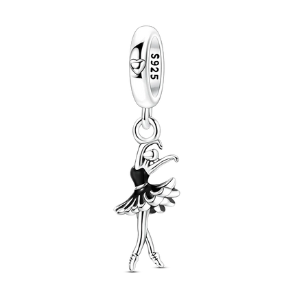 Original 925 Sterling Silver Charms Beads Cute Mushroom Unicorn Love Wings Pearl Charm for Bracelet Pendant Woman Girl Jewelry