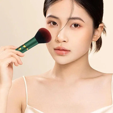 Electric Makeup Brush, USB Rechargeable Cosmetic Brush 10 Gear Vibration Makeup Brush For Liquid Powder Blusher Concealer