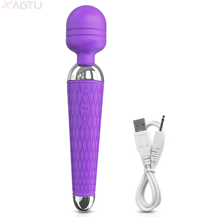 Clitoris Stimulation Powerful AV Vibrator Female Magic-Wand Nipple Clitoris Stimulator Adult Erotic Product Sex Toys for Women
