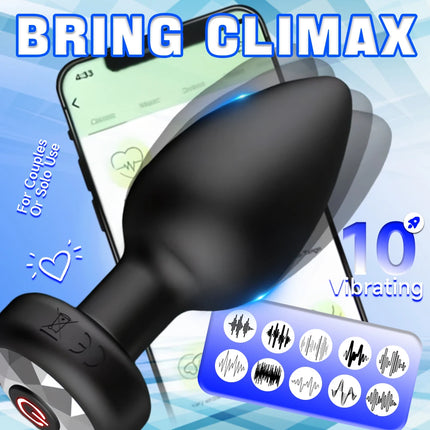 Wireless Bluetooth Anal Vibrator for Women APP Control Butt Plug Men Prostate Massager Female Masturbator Sex Toys for Couple