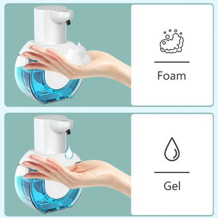 420ML Automatic Soap Dispenser Touchless Hand Sanitizer Bottle Infrared Sensor Soap Dispenser Wall Mounted For Bathroom
