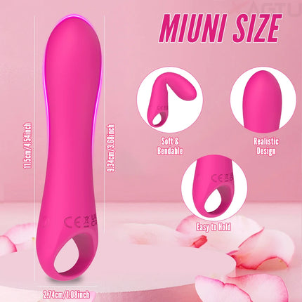 Mini Dildo Vagina Vibrator for Women Sex Toy Beginner G-Spot Vibrator Clitoris Nipples Stimulator Female Masturbator Sex Toy