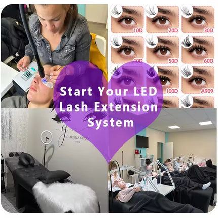 Ultraviolet UV Tweezers Eyelash Extension Grafting Curing Lamp with Press Switch Rechargeable