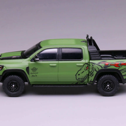 596  1:64 RAM TRX Tyrannosaurus rex Alloy car Model Collectible Ornament
