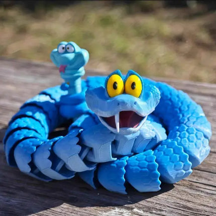 New Gary Snake: Disney Zootopia 2 Articulated Simulation Toy Snake, 3d Printed Snake Gary Model Stress Relief Toys Child Gift