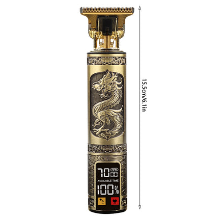 HIENA T9 hair clipper Professional barber Hair cutting Electric trimmer led display strong Power Dragon buddha hair Clippers
