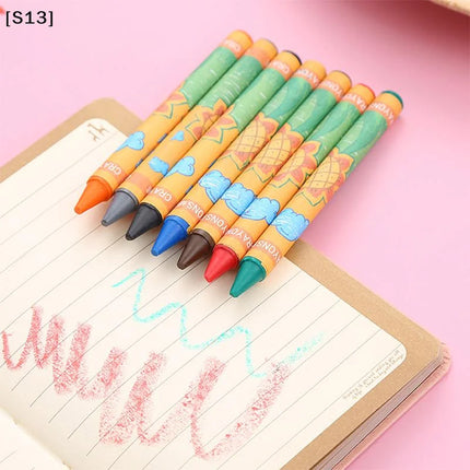 Sunflower 8 /12 /24 Colors Crayons Kids Colored Crayons School Supplies Prizes And Gifts[Q]Q@