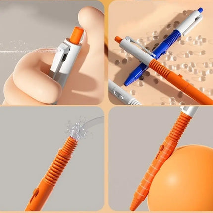 Ballpoint Pen Novelty Toys Spoof Water Spray Function Signature Pen Prank Water Spray Writable Pen Practical Jokes Toys Gifts