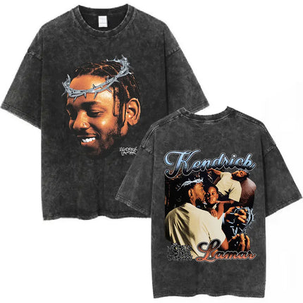 Rapper Kendrick Lamar To Pimp A Butterfly Graphic T Shirt Men's Hip Hop Streetwear T-shirts Unisex Cotton Oversized Tee Shirts
