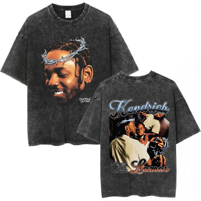 Rapper Kendrick Lamar To Pimp A Butterfly Graphic T Shirt Men's Hip Hop Streetwear T-shirts Unisex Cotton Oversized Tee Shirts