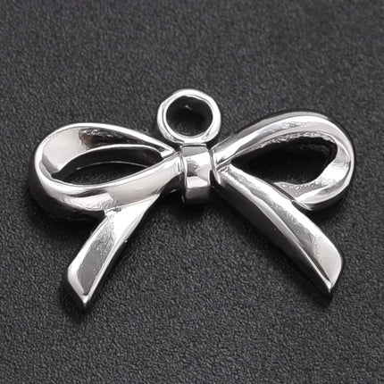 Breloque Metal Love Stainless Steel Flower Pendants For Jewelry Making Earrings Bracelets Headwear DIY Heart Charms Accessories