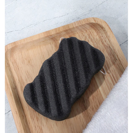 Clearance_Brainbow Face Washing Sponge Konjac Wash Face Puff Large Foaming Deep Cleansing Horny Belt Lanyard Makeup Cleansing Pu