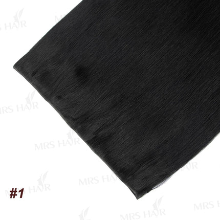 Long Flat Weft Invisible Tape Bundles Human Hair PU Skin Weft Hair Extension Injected Seamless & No-Glue Tape On Hair Weft