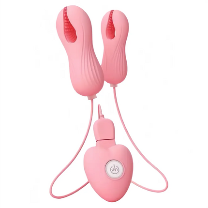 Electric Wearable Nipple Clip Vibrator Erotic Tease Nipple Breast Masturbator G-spot Massage Stimulator Female Adult Sex Product