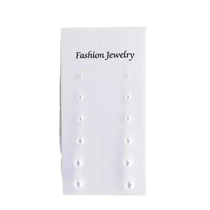 6 Pairs/set Pearl Stud Earrings for Women Charm Temperament Earrings Fashion Jewelry Simulated Pearl Earrings Wedding Jewelry