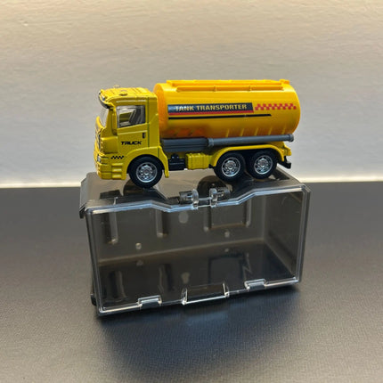 Alloy Engineering Vehicle Toys for Kids 1:64 Diecast Excavator Mixer Dump Truck Model Car with Display Box Boys Collectible Gift