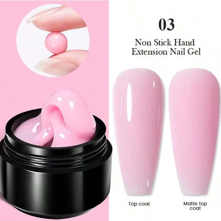 5ml 3D Clear Nail Gel and  Nail Art Mirror Powder Create metallic three-dimensional nail art 3D Painting Gel