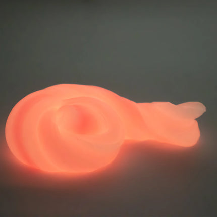 70/300ml Large Glow in the Dark Crystal Slime Toy Non-Stick Super Soft Stress Relief Putty for Kids Party Favors Birthday Gifts