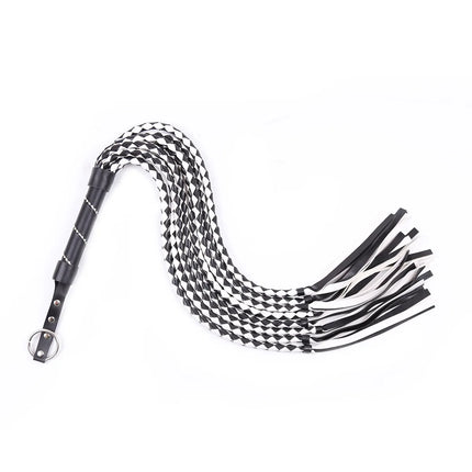 High Quality Erotic Toys Pimp Whip Party Flogger Fetish Horse Tassel Tails Lash Spanking Whip Queen Black Horse Riding Whip