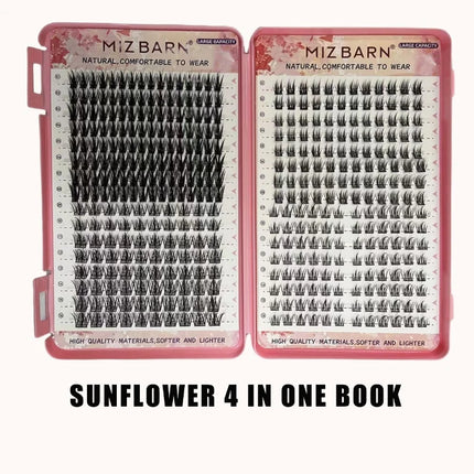 32 Rows Large Capacity Eyelashes Extension Professional Individual Cluster DIY Lashes Natural False Eyelashes Makeup Products